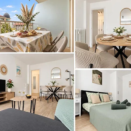 Apartamento élégant T2 Rénové Avec Balcon Au Centre De